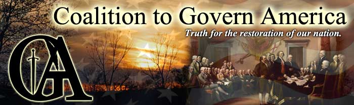 Coalition to Govern America header with logo