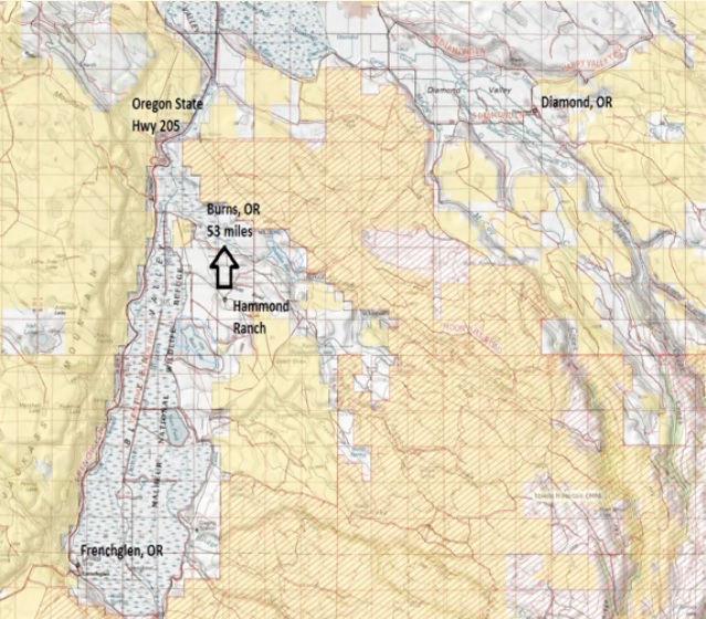 Hammond Ranch Map
