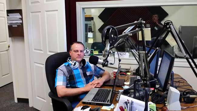 Darren Weeks at the RBN studios, May 20, 2014