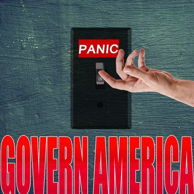 Wall switch flipped on to "panic".