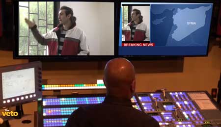 TV control room.