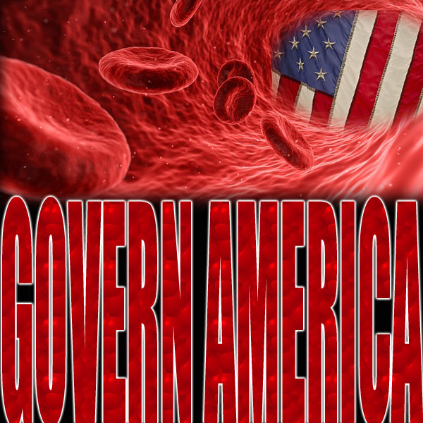Artery with the U.S. flag blocking the flow.